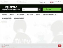 Tablet Screenshot of blckskateboards.com